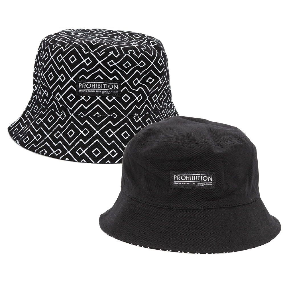 REVERSIBLE BUCKET HAT – PROHIBITION COUNTER-CULTURE CLUB